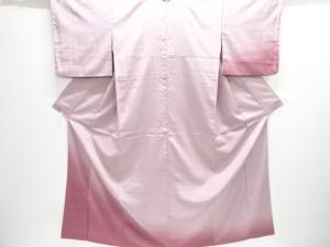 暈し手織り紬一つ紋付け下げ着物